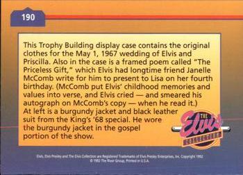1992 The River Group The Elvis Collection #190 This Trophy Building display case contains... Back
