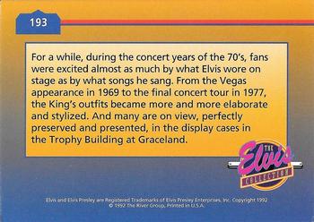 1992 The River Group The Elvis Collection #193 For a while, during the concert years of... Back