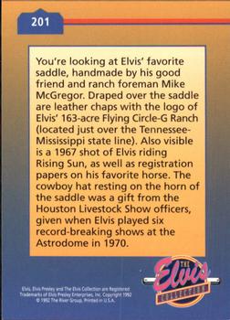 1992 The River Group The Elvis Collection #201 You're looking at Elvis' favorite saddle, handmade... Back