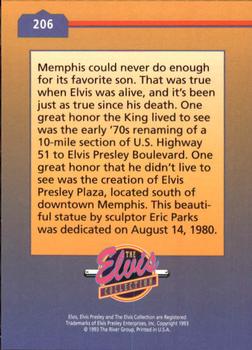 1992 The River Group The Elvis Collection #206 Memphis could never do enough for its favorite... Back