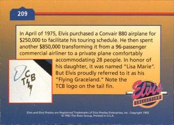 1992 The River Group The Elvis Collection #209 In April of 1975, Elvis purchased a Convair... Back
