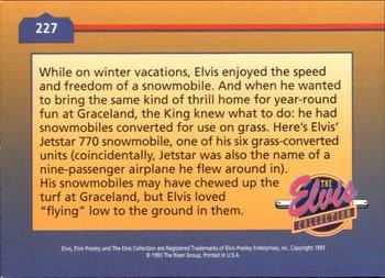 1992 The River Group The Elvis Collection #227 While on winter vacations, Elvis enjoyed the... Back