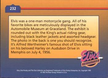 1992 The River Group The Elvis Collection #232 Elvis was a one-man motorcycle gang. All of... Back