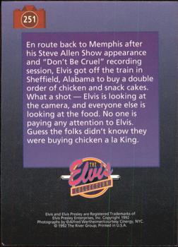 1992 The River Group The Elvis Collection #251 En route back to Memphis after his Steve Allen... Back