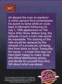 1992 The River Group The Elvis Collection #297 All aboard the train to stardom! A rather pensive... Back