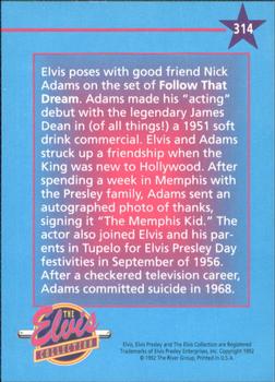 1992 The River Group The Elvis Collection #314 Elvis poses with good friend Nick Adams on... Back