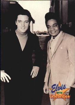 1992 The River Group The Elvis Collection #315 Elvis poses with Jackie Wilson, one of his... Front