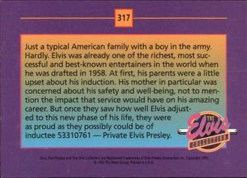1992 The River Group The Elvis Collection #317 Just a typical American family with a boy in... Back