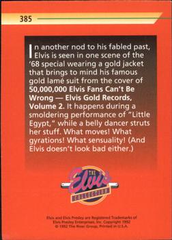 1992 The River Group The Elvis Collection #385 In another nod to his fabled past, Elvis is... Back