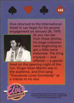 1992 The River Group The Elvis Collection #448 Elvis returned to the International Hotel... Back