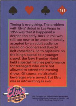 1992 The River Group The Elvis Collection #451 Timing is everything. The problem with Elvis... Back