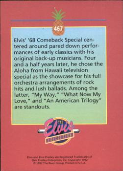 1992 The River Group The Elvis Collection #467 Elvis' '68 Comeback Special centered around... Back