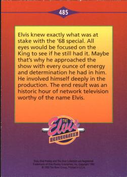 1992 The River Group The Elvis Collection #485 Elvis knew exactly what was at stake with... Back