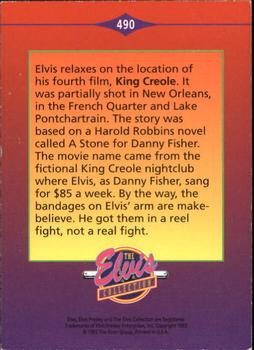 1992 The River Group The Elvis Collection #490 Elvis relaxes on the location of his fourth... Back