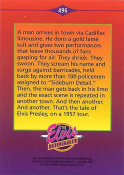 1992 The River Group The Elvis Collection #496 A man arrives in town via Cadillac limousine... Back