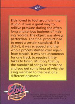 1992 The River Group The Elvis Collection #498 Elvis loved to fool around in the studio. Back