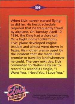 1992 The River Group The Elvis Collection #509 When Elvis' career started flying, so did he. Back