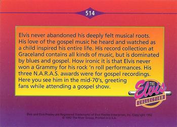 1992 The River Group The Elvis Collection #514 Elvis never abandoned his deeply felt music... Back