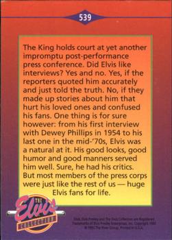 1992 The River Group The Elvis Collection #539 The King holds court at yet another impromptu... Back
