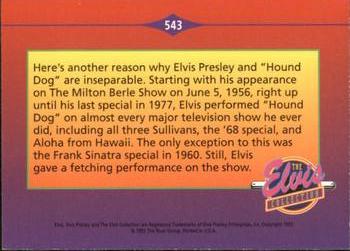 1992 The River Group The Elvis Collection #543 Here's another reason why Elvis Presley and... Back