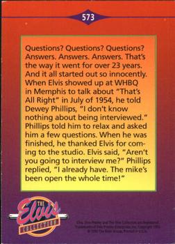 1992 The River Group The Elvis Collection #573 Questions? Questions? Questions? Answers. Answers. Answers. Back