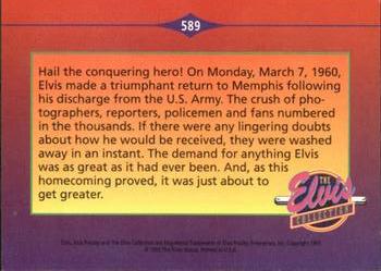 1992 The River Group The Elvis Collection #589 Hail the conquering hero! On Monday, March... Back