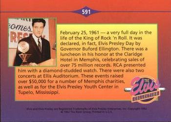 1992 The River Group The Elvis Collection #591 February 25, 1961 -- a very full day in the... Back