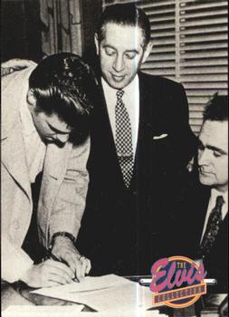 1992 The River Group The Elvis Collection #599 On November 20, 1955, Elvis signed his historic... Front