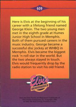 1992 The River Group The Elvis Collection #609 Here is Elvis at the beginning of his career... Back