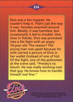 1992 The River Group The Elvis Collection #634 Elvis was a fan magnet. He couldn't help it. Back