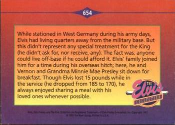 1992 The River Group The Elvis Collection #654 While stationed in West Germany during his... Back