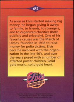1992 The River Group The Elvis Collection #657 As soon as Elvis started making big money... Back