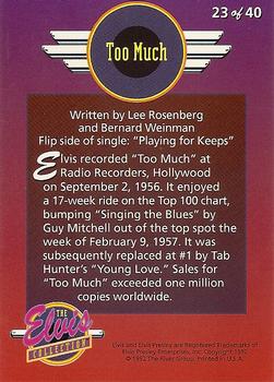 1992 The River Group The Elvis Collection - Top Ten Hits #23 Too Much Back