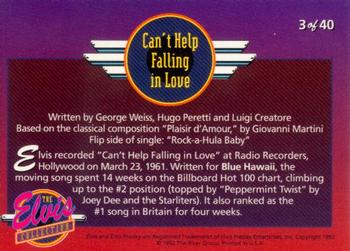 1992 The River Group The Elvis Collection - Top Ten Hits #3 Can't Help Falling in Love Back