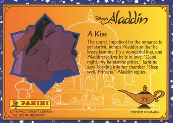 1993 Panini Aladdin #71 A Kiss Back