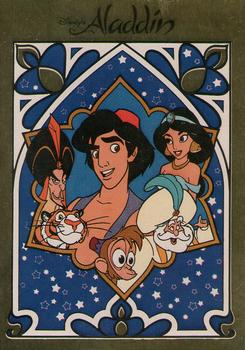 1993 Panini Aladdin - Stickers #9 Aladdin and friends Front