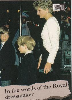 1993 Press Pass The Royal Family #13 In the words of the Royal dressmaker Front