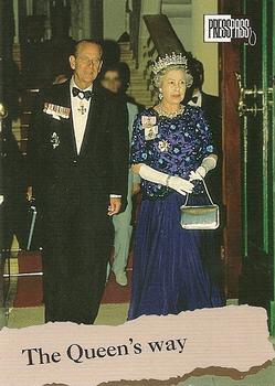 1993 Press Pass The Royal Family #36 The Queen's way Front