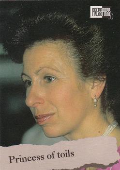 1993 Press Pass The Royal Family #43 Princess of toils Front