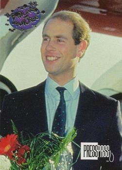 1993 Press Pass The Royal Family - Silver Foil Enhanced #109 Prince Edward Front