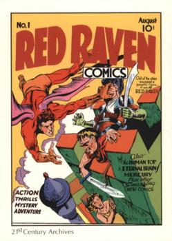 1994 21st Century Archives The Comic Art Tribute to Joe Simon & Jack Kirby #8 Red Raven - Joe Simon, Jack Kirby Front