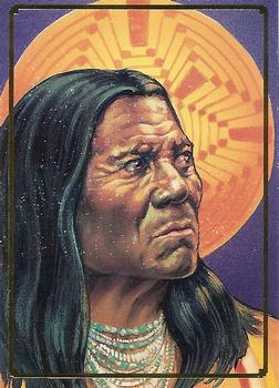 1995 Bon Air Native Americans: An Epic Struggle of Blood and Courage (Hobby Version) #19 Luis Oacpicagigua Front