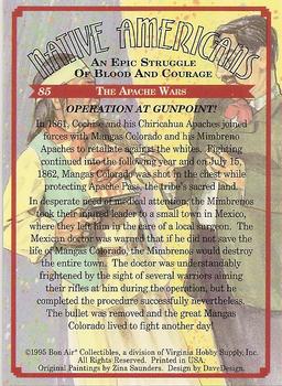 1995 Bon Air Native Americans: An Epic Struggle of Blood and Courage (Hobby Version) #85 Operation at Gunpoint! Back