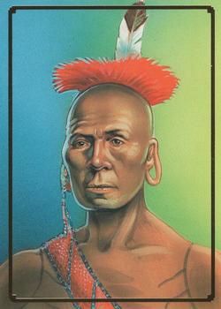 1995 Bon Air Native Americans: An Epic Struggle of Blood and Courage (Hobby Version) - Non UV-coated #13 Hiawatha Front