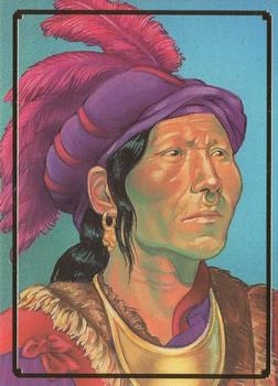 1995 Bon Air Native Americans: An Epic Struggle of Blood and Courage (Hobby Version) - Non UV-coated #21 Pontiac Front