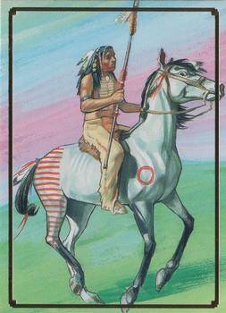 1995 Bon Air Native Americans: An Epic Struggle of Blood and Courage (Hobby Version) - Non UV-coated #82 Tall Bull Front