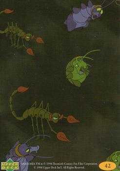 1998 Upper Deck Anastasia #42 Minion bugs left Back