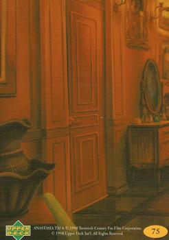 1998 Upper Deck Anastasia #75 Bedroom orange left Back