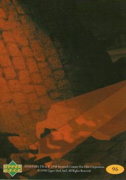 1998 Upper Deck Anastasia #96 Spotlights orange left Back