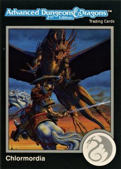 1991 TSR Advanced Dungeons & Dragons - Silver #24 Chlormordia, Green Dragon Front